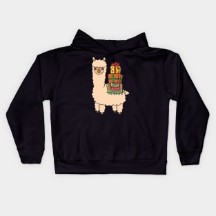 Alpaca birthday. Kids Hoodie